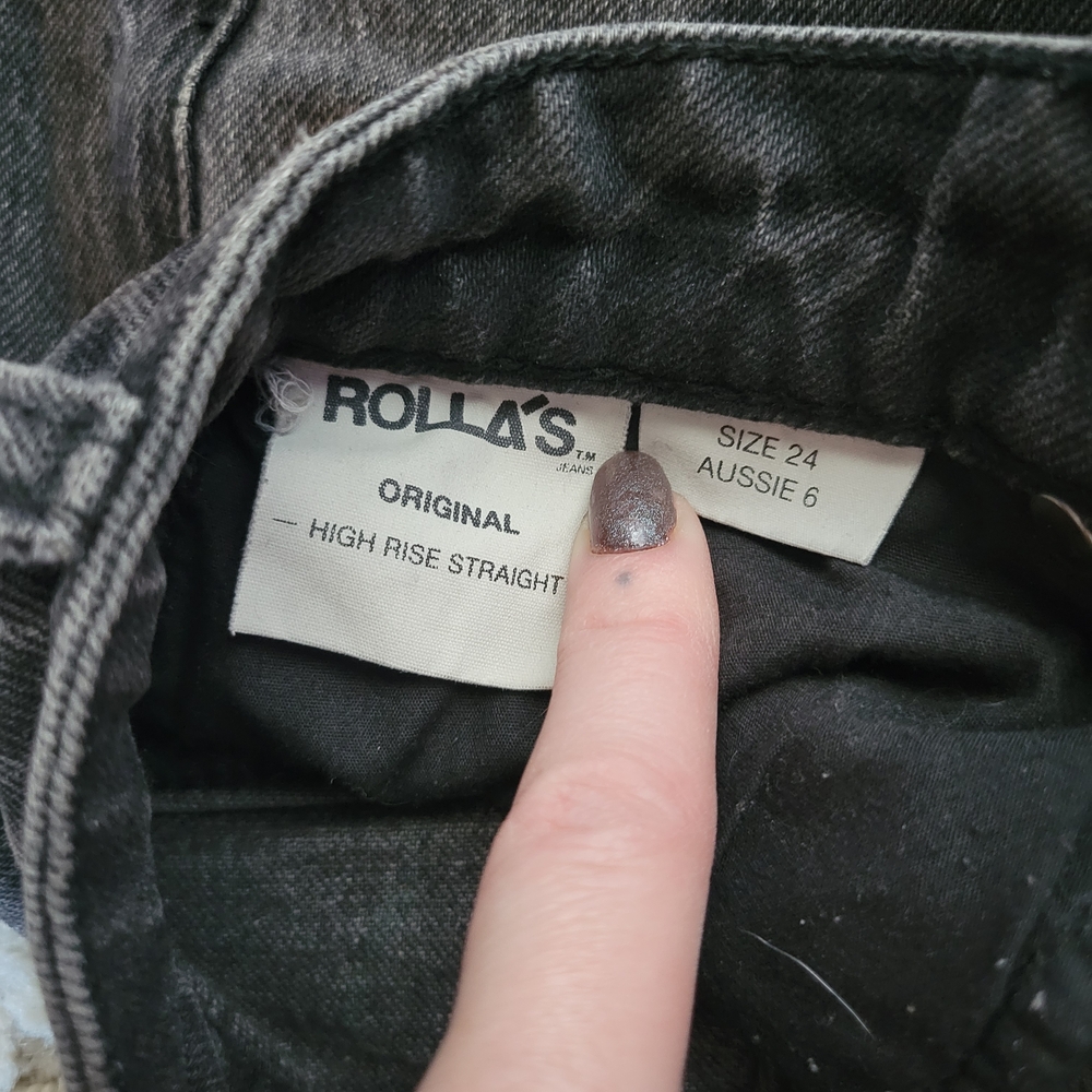 ROLLA'S High Rise Straight Jeans - Picture 5 of 6